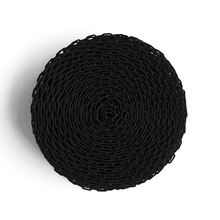 Montour Line Black Plastic Chain, 2 In, 200 Ft. Long CH-CH-20-BK-200-BX